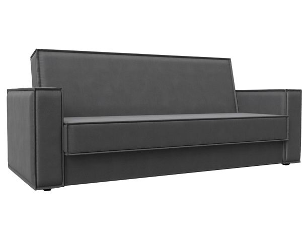 Диван-книжка Куба Искусственная замша серый - Вид 1