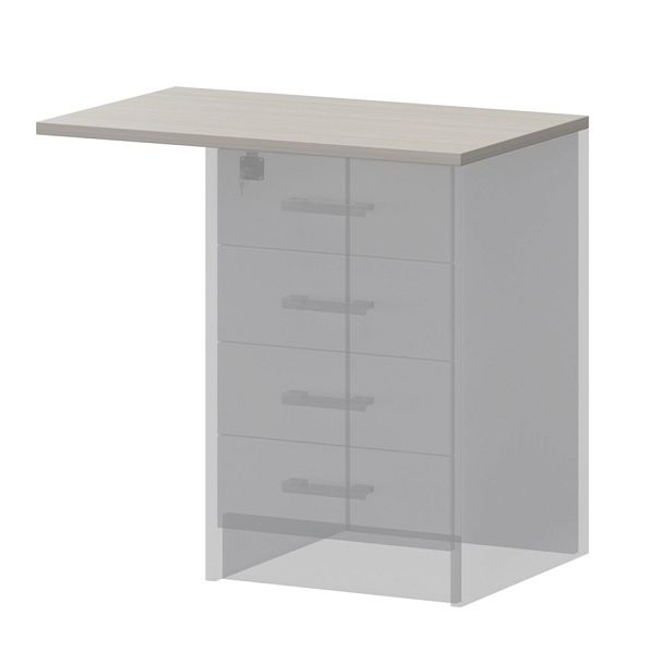 Крышка к приставным тумбам А-706.Ф Ясень шимо 730x450x22 Арго - Вид 1