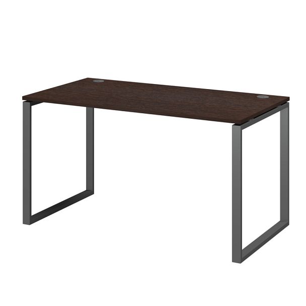 Стол на металлокаркасе АМ.О-004.60 Дуб венге/Антрацит 1600x600x760 Арго-М - Вид 1