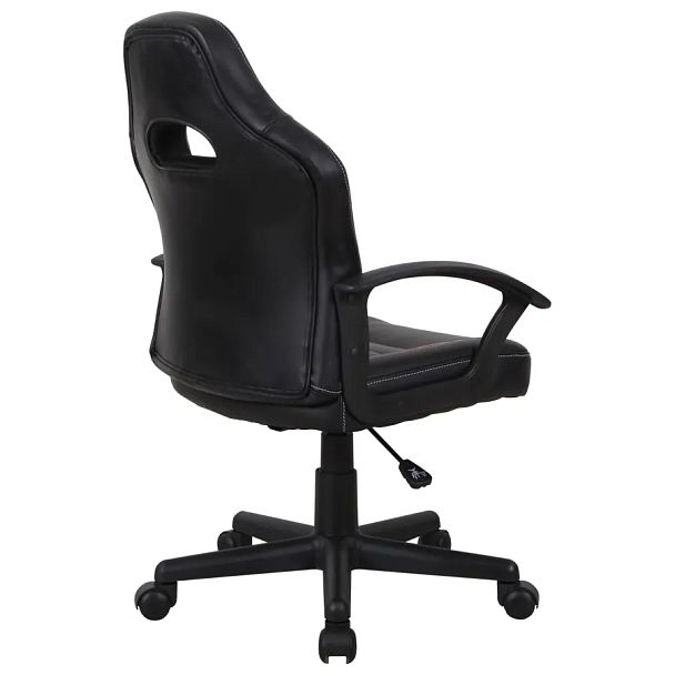 Кресло компьютерное BRABIX "Spark GM-201", экокожа, черное/красное, 532503 - Вид 5