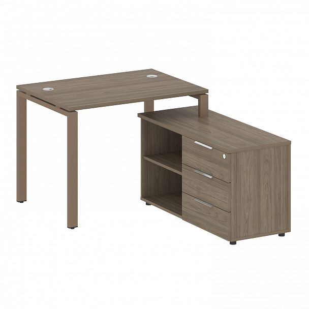 Рабочая станция "Metal System" БП.РС-СТС-2.1 вяз/мокко - Вид 1