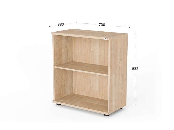 UNITY РШ-12 ДУБ СОНОМА Стеллаж открытый Прямой 730x380x832 - Вид 6