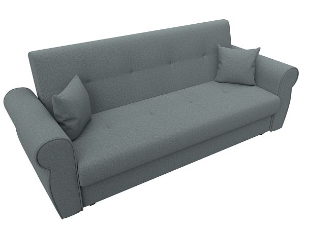 Диван-книжка Лига-019 Рогожка серый - Вид 5