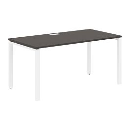 Стол прямой EUST 1580 Мокко/Белый 1560х800х750 EDIS - Фото предпросмотра