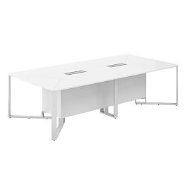 Стол переговорный Spider 2400х1200х750 белый - Фото предпросмотра