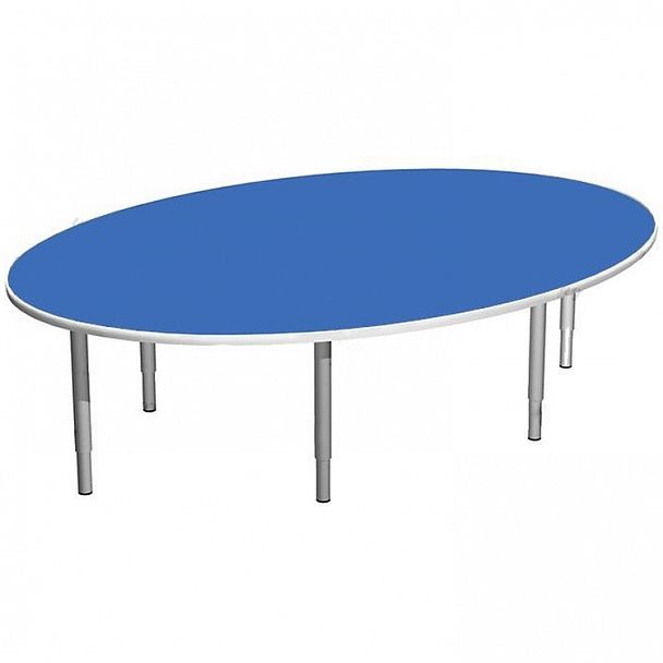 Стол детский овальный на регулируемых ножках СТ-002, гр.0-3 - Вид 1