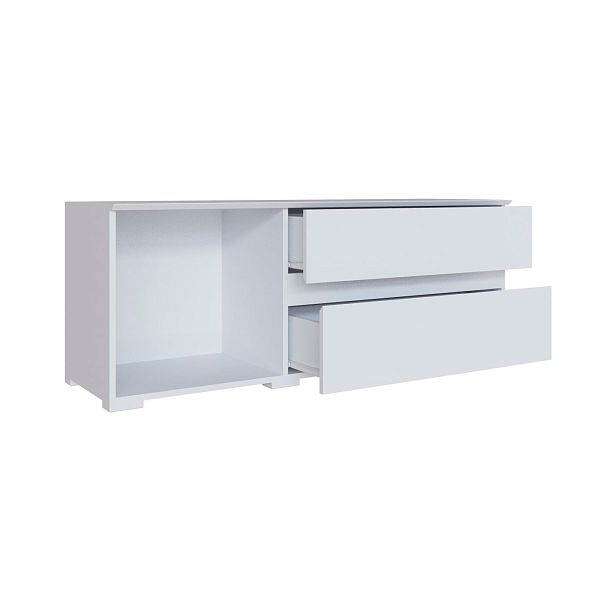 Гостиная Плейона Тумба ТВ малая белый - Вид 2