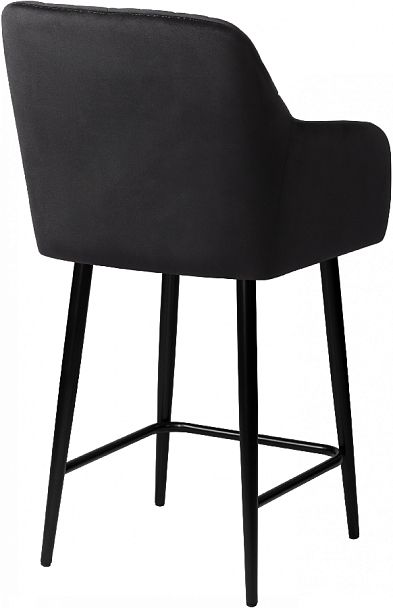 Полубарное поворотное кресло Барли К, черный H75/черный - Вид 5