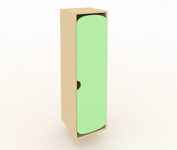 Шкаф для детской одежды ШГ-1М зеленый - Вид 1