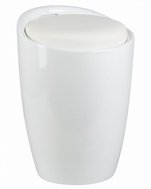 Табурет с местом для хранения LM-1100 (белый) - Вид 1