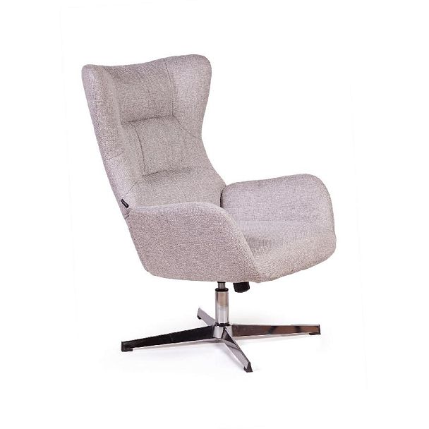 Кресло качалка с оттоманкой ANDREA, серый - Вид 7