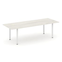 Style Project Direct Direct Стол переговорный SN-6P.SPRG-258.3 Дуб Наварра/Металл Белый 2580*980*750 - Фото предпросмотра