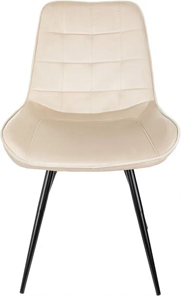 Стул для дома Бюрократ CH-K2_4 комплект 4шт бежевый Holland 06 металл черный на ножках (CH-K2_1/HL07_4) - Вид 2