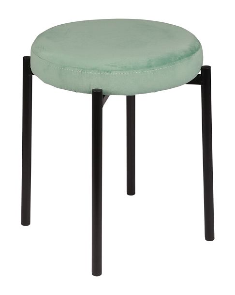 Комплект табуретов Кен, Confetti aquamarine/черный, 4 шт. - Вид 1