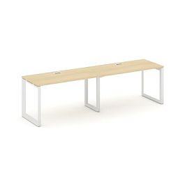 Style Project Next Рабочая станция односторонняя SN-59O.ORS-001 Акация Лорка/Металл Белый/Белый Заглушка 1960*600*750 - Фото предпросмотра