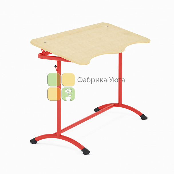 Парта двухместная ЭКСТРА (Р) с угл. накл. стол., рег. (1-3 гр) - Вид 3