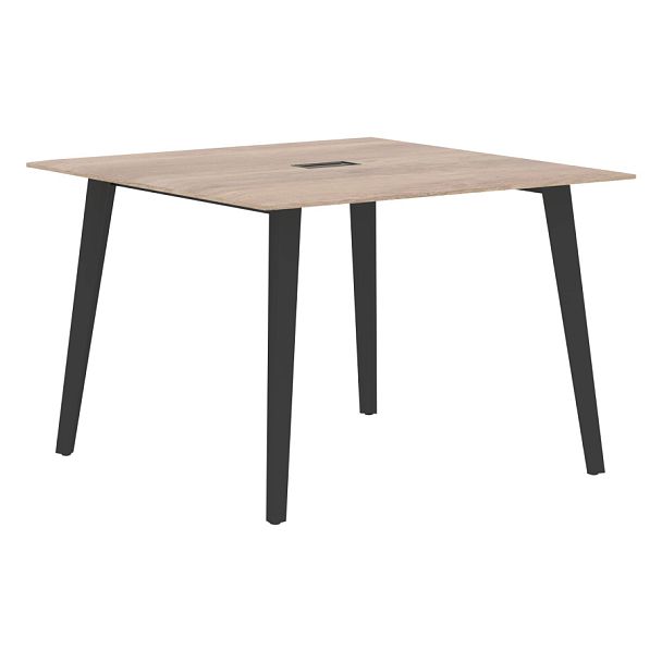 Конференц стол JCT 1111 Дуб Каньон/Антрацит 1100х1100х750 JAY - Вид 1