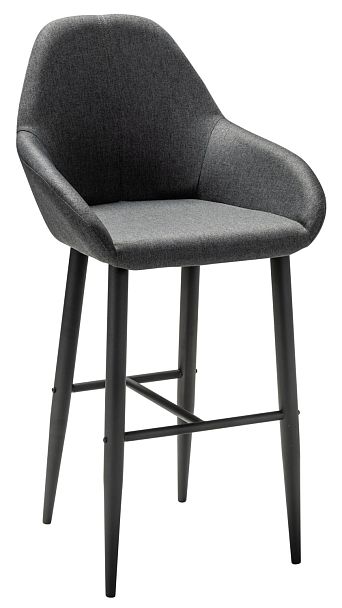 Кресло Бар.Kent тёмно-серый/черный - Вид 1