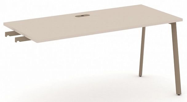 Стол приставка к опорным тумбам "ESTETICA" ES.SPR-4-LP Капучино - Вид 1