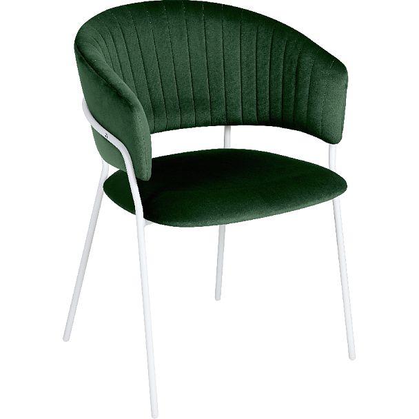 Комплект кухонных стульев Даксон зеленый велюр/белый, 3 шт. - Вид 3