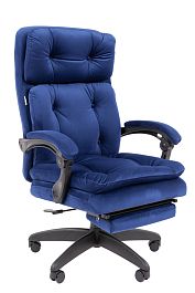 Кресло Chairman Home 442 Россия ткань Т-82 синий - Фото предпросмотра