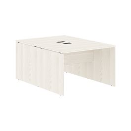 Стол двойной ED2ST 1180 Ясень Траун/Черный 1160х1606х750 EDIS - Фото предпросмотра