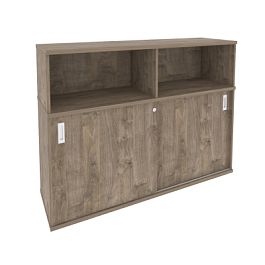 Onix Шкаф-купе приставной/опорный O.SHKO-2.7 T Тиквуд темный 1475*432*1120 - Фото предпросмотра