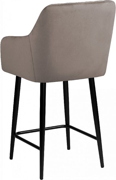 Полубарное поворотное кресло Барли К, Confetti mocco/черный - Вид 6