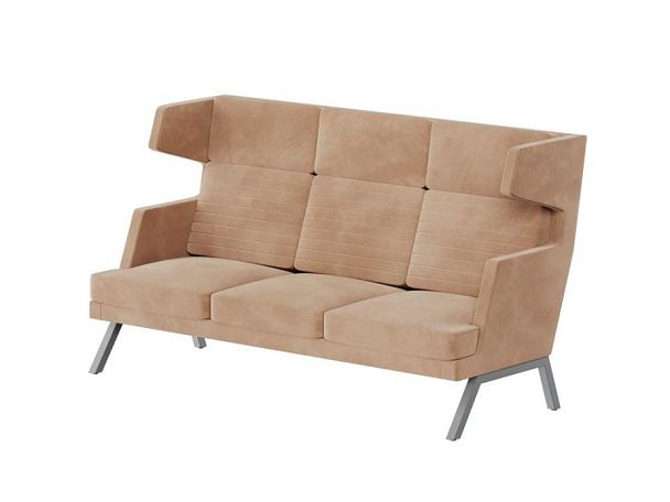 Aldo Диван трёхместный высокий ALD-03 Timless 020/Металл Серый 2010*960*1180 - Вид 1