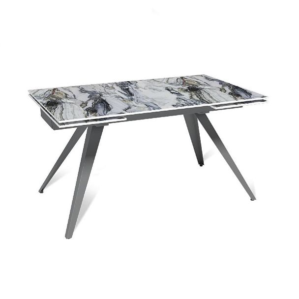 Стол раскладной Asti (140+40+40), керамика глянцевая Cold Jade - Вид 1