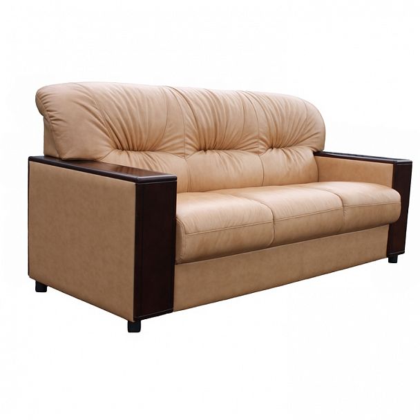 Диван "Бостон" 3 в коже - Вид 1