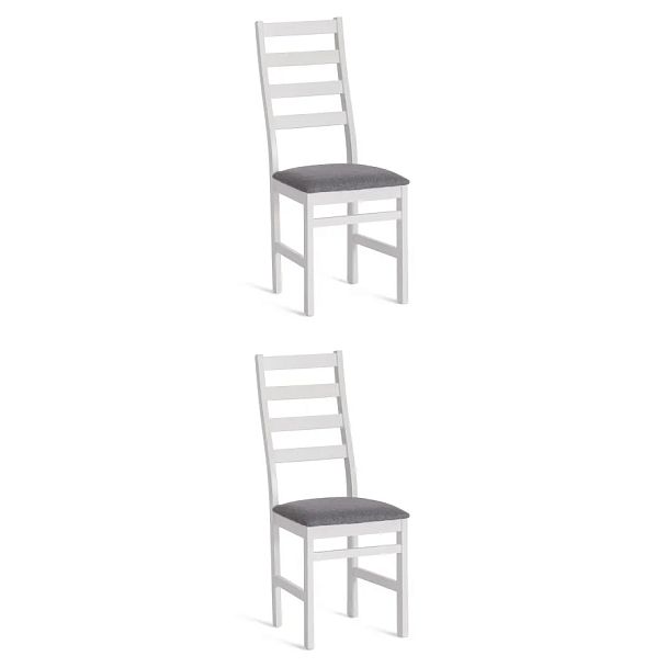 Стул Росарио/Rosario, Многослойная фанера, white, ткань тёмно-серая (150) - Вид 11