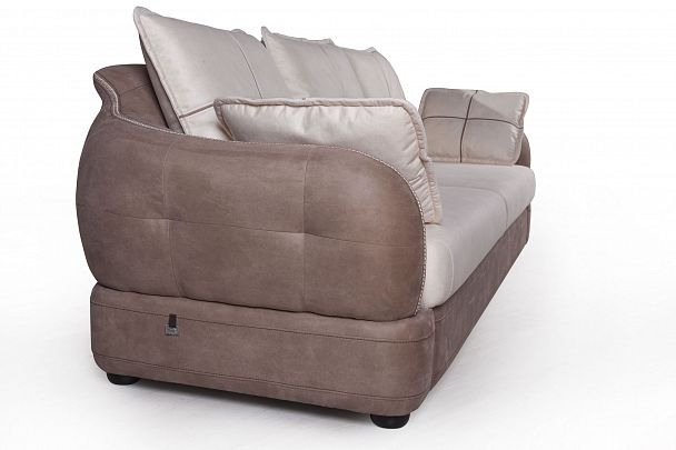 Napoli (Неаполь) диван-кровать прямой, замша - Вид 6