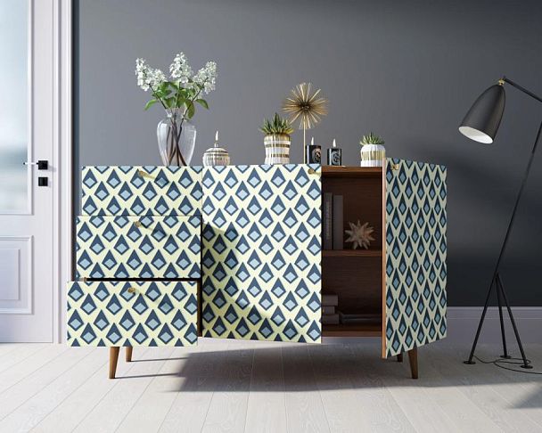 Комод Berber с двумя дверками и ящиками принт 13 арт BB17/Print_13 - Вид 2