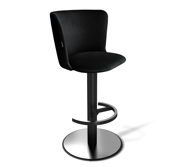 Стул барный Sheffilton SHT-ST36/S137 ночное затмение/черный муар - Вид 1