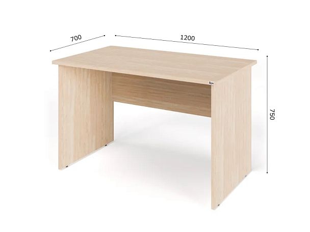 ЛАЙТ / LIGHT RLG002-12x7 Прямоугольный стол 120x70x75 Дуб Сонома - Вид 2