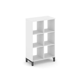 Стайл Проджект Каркас стеллажа 3 яр. SN.KS-320 Белый/Металл Антрацит 754*400*1248 - Фото предпросмотра