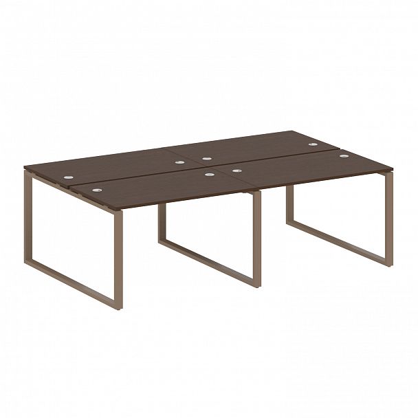 Рабочая станция "Metal System" БО.СМ-4.2 венге/мокко - Вид 1