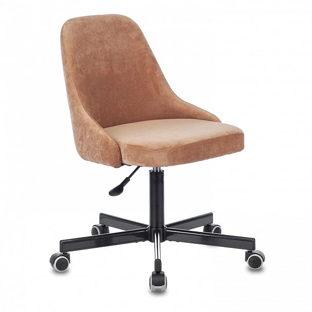 Кресло CH-340M, пятилучие металлическое, ткань, светло-коричневое, 1397884 - Вид 2