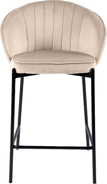Полубарный стул Миэль кремовый/черный - Вид 2