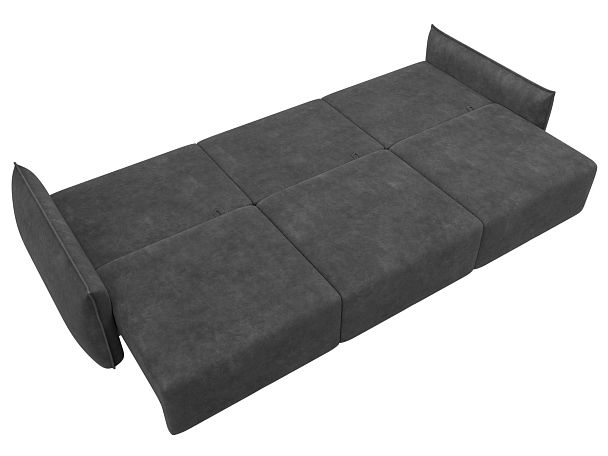 Диван прямой Лига-051 НПБ Лонг Велюр серый - Вид 10