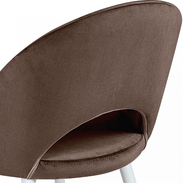 Комплект кухонных стульев Рэди коричневый велюр/белый, 2 шт. - Вид 10