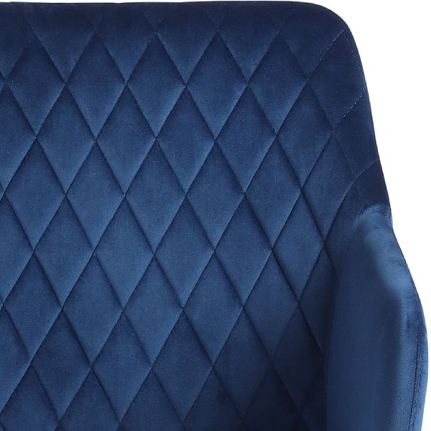 Комплект полубарных поворотных кресел Барли К, Confetti blue/черный, 4 шт. - Вид 8