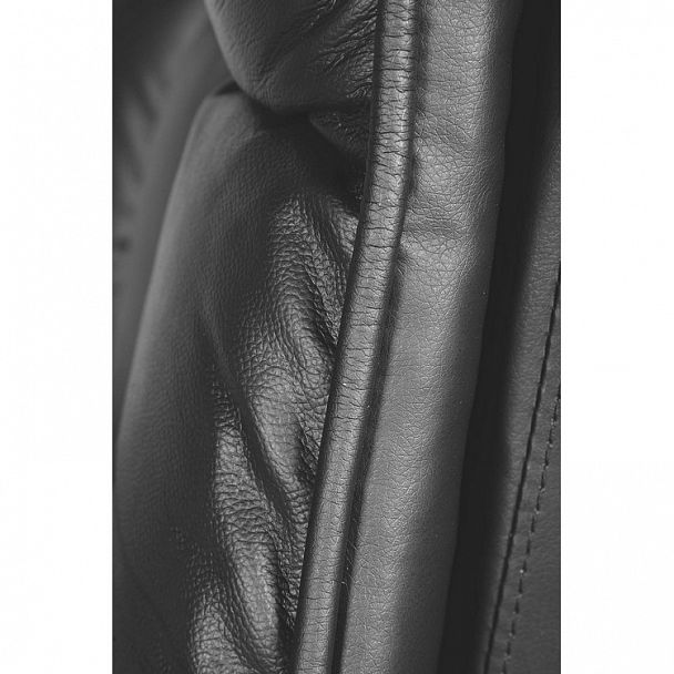 Кресло Президент / сталь + хром / черная  экокожа - Вид 12