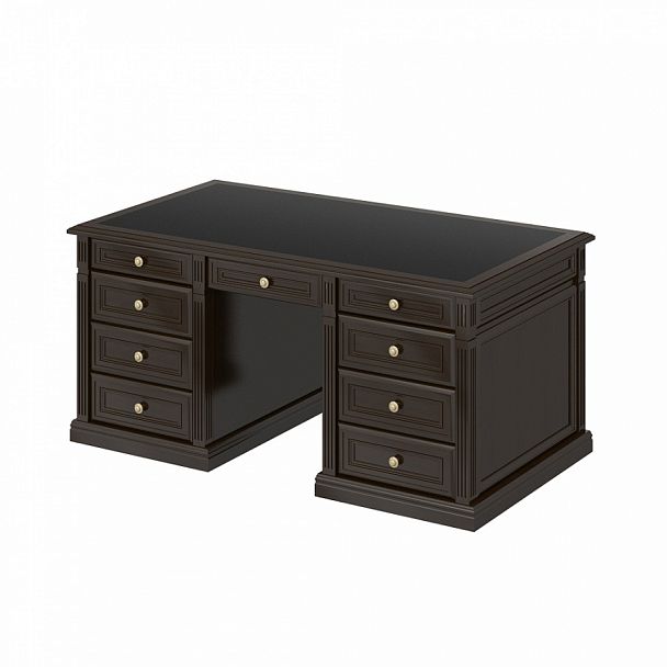 Стол "Версаль" ПК-ВР-СТ175Х90К/КП/1-В1-981 темный орех - Вид 1