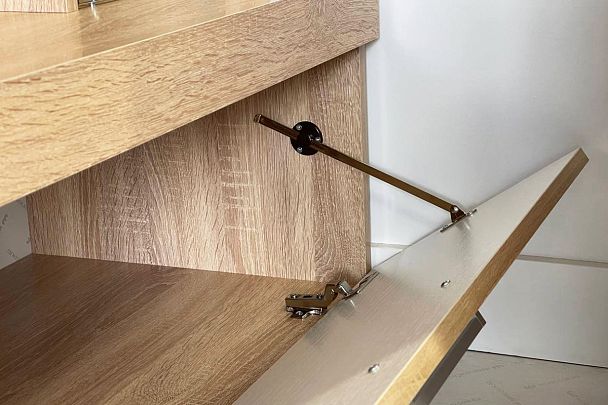 Макси Мини-стенка MSM-001.2724 дуб сонома/белое дерево - Вид 5