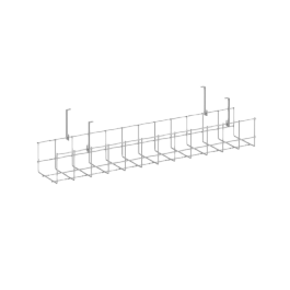 Кабель-канал сетчатый узкий KK-S-60U Металл Антрацит 605*131*154 - Фото предпросмотра