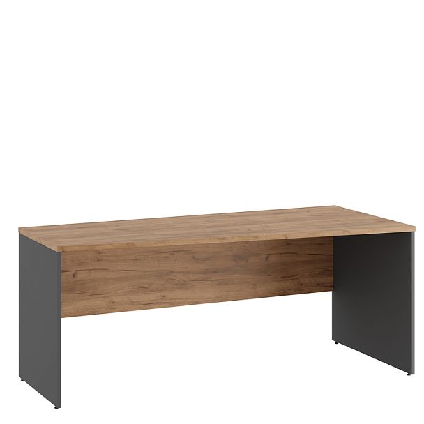 Стол трапеция правый Tess 180x80x75 дуб крафт золотой - Вид 1