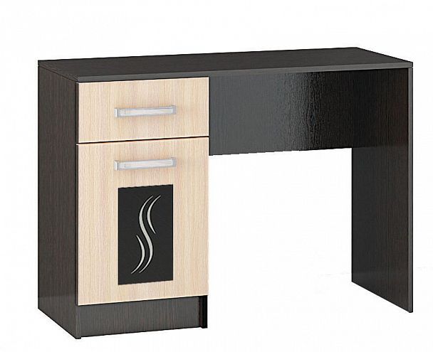 Эрика стол косметический (750х1020х430) венге/дуб молочный - Вид 1