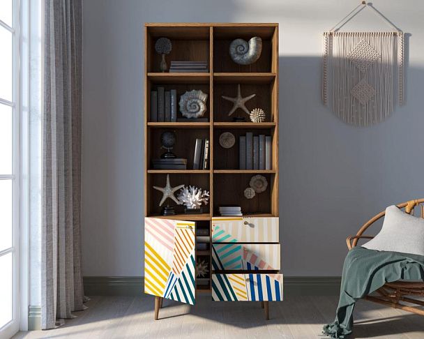 Стеллаж на комоде Berber принт 42 арт BB44/Print_42 - Вид 2